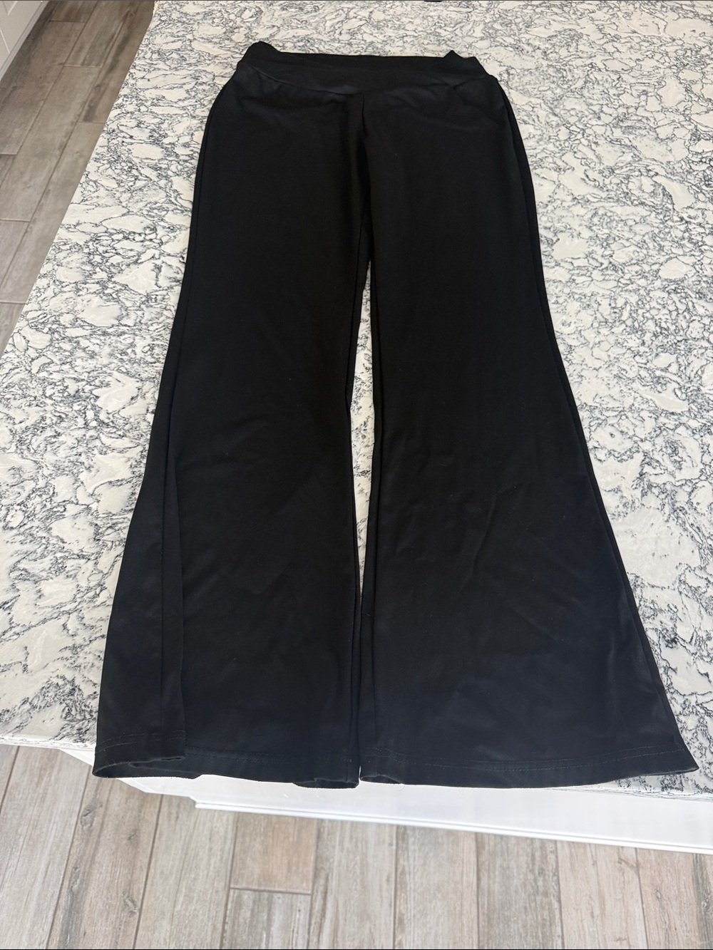 Black Wide-Leg Women's Leggings